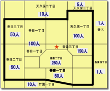 アンケート結果を地図に載せる